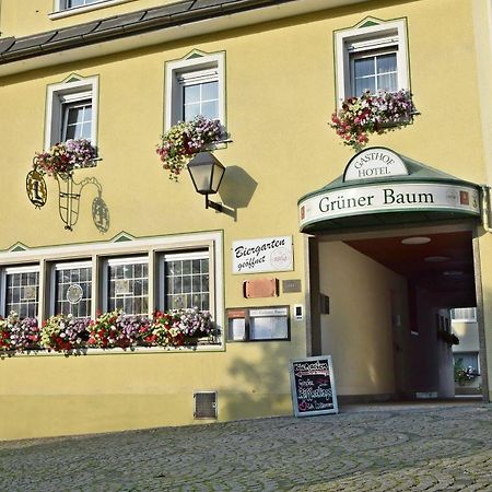 Hotel Gruener Baum Naila Exteriör bild
